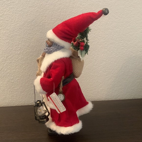 Ashland Christmas Collectible Santa Black African American Santa Figure 11” NWT - Picture 2 of 5